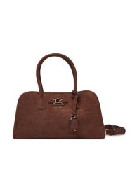 Guess Torebka Samantha HWSG23 13060 Brązowy. Brązowe torebki klasyczne Guess, z aplikacjami, z materiału, bez dodatków. Za 634.99 zł.