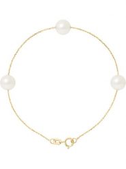 Pearl Addict Złota bransoletka z perłami rozmiar: onesize. Białe bransoletki Pearl Addict, z perłą, złote. Za 556.99 zł.