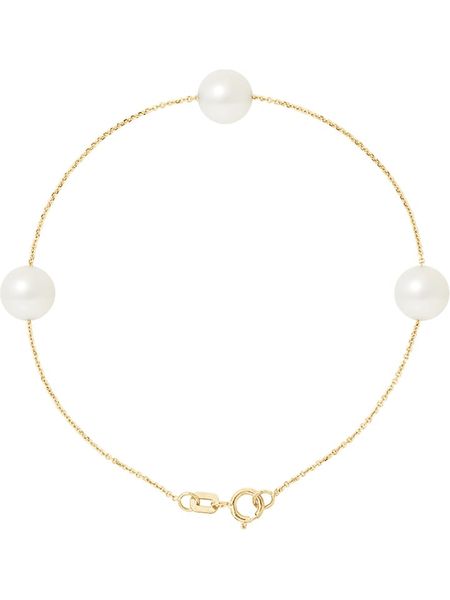 Pearl Addict Złota bransoletka z perłami rozmiar: onesize. Białe bransoletki Pearl Addict, z perłą, złote. Za 556.99 zł.