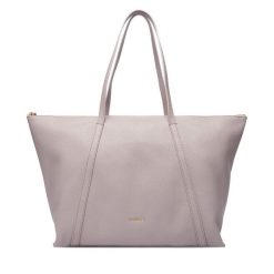 Torebka Coccinelle. Szare torebki klasyczne Coccinelle, bez wzorów, bez dodatków. Za 1,269.00 zł.