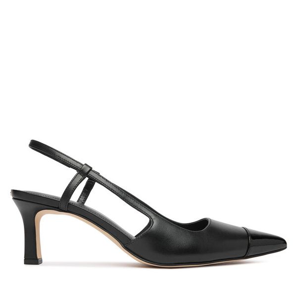 Czółenka MICHAEL Michael Kors. Czarne czółenka MICHAEL Michael Kors, bez wzorów, bez obcasa, bez zapięcia. Za 769.99 zł.