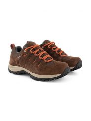 TRAVELIN' Skórzane buty turystyczne "Nyborg" w kolorze brązowym rozmiar: 39. Brązowe buty trekkingowe Travelin', bez wzorów, z materiału, bez zapięcia, outdoorowe. Za 298.67 zł.