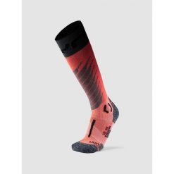 Ski One Merino Socks. Czerwone skarpetki sportowe Uyn, bez wzorów, z wełny, narciarskie. Za 169.99 zł.
