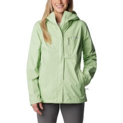 Kurtka przeciwdeszczowa damska Columbia Pouring Adventure II Jacket z kapturem. Zielone kurtki przeciwdeszczowe Columbia, xs, bez wzorów, z kapturem, trekkingowe. Za 315.00 zł.