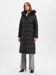 Lauren Ralph Lauren płaszcz puchowy Kobiety Sztuczne włókno czarny, M. Czarne płaszcze Lauren Ralph Lauren, m, bez wzorów, z puchu. Za 1,399.95 zł.