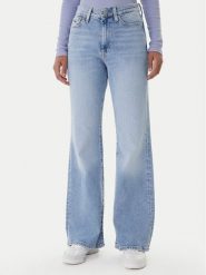 Tommy Jeans Jeansy Bella DW0DW22620 Niebieski Flare Fit. Niebieskie jeansy Tommy Jeans, bez wzorów, z bawełny. Za 409.99 zł.