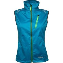 Damska wodoodporna kurtka softshell Pro-X Elements Hanna. Niebieskie kurtki przejściowe sportowe PRO-X ELEMENTS, bez wzorów, z softshellu, bez kaptura, trekkingowe. Za 333.50 zł.