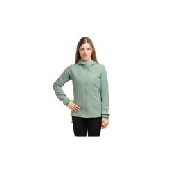 Bluza trekkingowa damska Quantra Pro Hoody Women. Zielone bluzy RAB, bez wzorów, bez ramiączek, z kapturem. Za 649.99 zł.