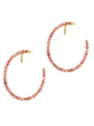 Ivy Kolczyki-półkreole rozmiar: onesize. Różowe kolczyki ivy, z perłą, z mosiądzu. Za 153.71 zł.