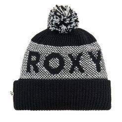 Czapka Roxy. Czarne czapki zimowe Roxy, bez wzorów. Za 69.99 zł.