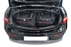 Torby Do Bagażnika Mercedes-Benz E Cabrio 2017-2023 4Szt Kjust. Czarne torby podróżne KJUST, bez wzorów, z kauczuku. Za 966.00 zł.