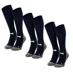 Skarpety Piłkarskie Pro Długie - 6 par - Granatowy. Niebieskie skarpetki XTREME SOCKSWEAR, bez wzorów, z materiału. Za 264.70 zł.