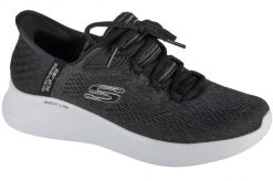 Buty sportowe Sneakersy damskie, Slip-Ins: Skech-Lite Pro - Natural Beauty. Czarne buty treningowe Skechers, bez wzorów, z materiału, przed kostkę, bez zapięcia, trekkingowe. Za 349.99 zł.