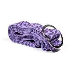 Pasek do jogi Yogi Yogini - Kwiat życia. Fioletowe paski YOGI & YOGINI, bez wzorów, sportowe. Za 49.99 zł.