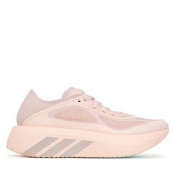 Buty do biegania adidas. Czerwone buty do biegania adidas, bez wzorów, bez zapięcia, do biegania. Za 749.99 zł.