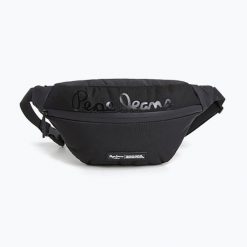 Saszetka nerka Pepe Jeans Sebastian Core. Czarne nerki i saszetki Pepe Jeans, bez wzorów, z jeansu, sportowe, bez dodatków. Za 139.99 zł.