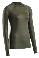 Koszulka sportowa z długim rękawem CEP Reflective damska. Zielone t-shirty sportowe CEP, l, bez wzorów, z elastanu, bez ramiączek, do biegania. Za 299.00 zł.