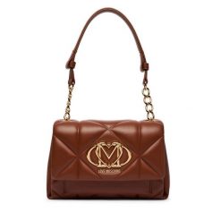 Torebka LOVE MOSCHINO. Brązowe torebki klasyczne Love Moschino, bez wzorów, klasyczne, bez dodatków. Za 1,009.00 zł.