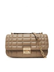 MICHAEL Michael Kors Torebka Tribeca 30R4G2RL7L Beżowy. Brązowe kopertówki MICHAEL Michael Kors, bez wzorów, ze skóry, wizytowe, bez dodatków. Za 1,259.00 zł.