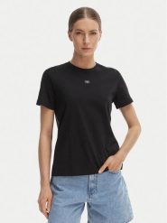 Calvin Klein Jeans T-Shirt LV047F227G Czarny Classic Fit. Czarne t-shirty Calvin Klein Jeans, l, bez wzorów, z bawełny, bez kołnierzyka, bez ramiączek. Za 169.99 zł.