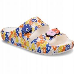 Klapki Dla Dorosłych Crocs Classic Marimekko. Klapki Crocs, bez wzorów, z materiału, bez obcasa, bez zapięcia. Za 207.99 zł.