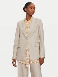 Maryley Marynarka 24IB187/M01 Beżowy Regular Fit. Brązowe marynarki i żakiety Maryley, m, bez wzorów, z syntetyku, bez ramiączek. Za 329.99 zł.