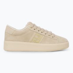 Buty damskie Napapijri NP0A4IKJ. Brązowe buty trekkingowe Napapijri, bez wzorów, bez zapięcia, trekkingowe. Za 259.99 zł.