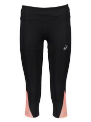 Asics Legginsy sportowe w kolorze czarno-jasnoróżowym rozmiar: XS. Czarne legginsy ASICS, bez wzorów, z materiału, sportowe. Za 61.75 zł.
