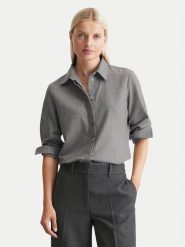 Marc O'Polo Koszula 409 0896 42451 Szary Regular Fit. Szare koszule Marc O'Polo, bez wzorów, z bawełny, bez kołnierzyka, bez ramiączek. Za 419.99 zł.