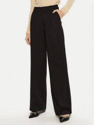 OUI Spodnie materiałowe 88780 Czarny Straight Fit. Czarne spodnie materiałowe Oui, bez wzorów, z materiału. Za 349.99 zł.