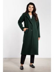 Awama Płaszcz w kolorze zielonym rozmiar: L. Zielone płaszcze Awama, l, bez wzorów, z tkaniny, bez kaptura. Za 227.31 zł.