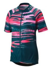 Gonso Koszulka kolarska "Copedello" w kolorze granatowo-różowym rozmiar: 42. Niebieskie t-shirty sportowe Gonso, bez wzorów, z materiału, bez ramiączek, rowerowe. Za 148.26 zł.