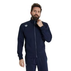 Kurtka Arena Team Knited Poly. Niebieskie kurtki Arena, m, bez wzorów, z materiału, klasyczne, bez kaptura. Za 304.00 zł.