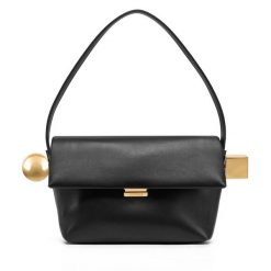 Torebka JACQUEMUS. Czarne torebki klasyczne JACQUEMUS, bez wzorów, klasyczne, bez dodatków. Za 4,229.00 zł.