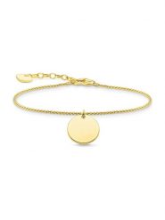 Thomas Sabo Pozłacana bransoletka z zawieszką rozmiar: onesize. Żółte bransoletki thomas sabo, pozłacane. Za 244.95 zł.