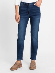 Olsen Jeansy 14002108 Granatowy Regular Fit. Niebieskie jeansy Olsen, bez wzorów, z bawełny. Za 669.99 zł.