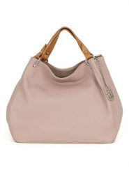 Lucca Baldi Skórzana torebka "Sassari" w kolorze beżowym - 33 x 28 x 16 cm rozmiar: onesize. Brązowe torebki klasyczne Lucca Baldi, bez wzorów, z materiału, przez ramię, bez dodatków. Za 347.99 zł.