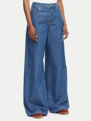 Tommy Hilfiger Jeansy 70'S WW0WW52156 Niebieski Wide Leg. Niebieskie jeansy Tommy Hilfiger, s, bez wzorów, z bawełny. Za 529.99 zł.