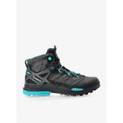 Buty turystyczne damskie AKU Rocket Mid DFS GTX. Szare buty trekkingowe Aku, bez zapięcia. Za 697.99 zł.