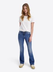 Timezone Dżinsy "Lisa" - Slim fit - w kolorze niebieskim rozmiar: W27/L34. Niebieskie jeansy Timezone, l, bez wzorów, klasyczne. Za 201.55 zł.
