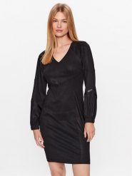 Liu Jo Sport Sukienka codzienna TF3031 J4512 Czarny Regular Fit. Czarne sukienki Liu Jo Sport, na co dzień, s, bez wzorów, z syntetyku, sportowe, bez kołnierzyka, bez ramiączek, proste. Za 379.99 zł.