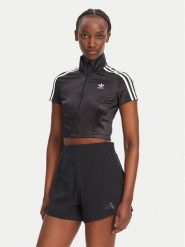 Adidas Bluzka adicolor JD0277 Czarny Slim Fit. Czarne bluzki adidas, xs, bez wzorów, z syntetyku, bez kołnierzyka, bez ramiączek. Za 219.99 zł.