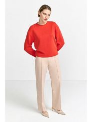 Rich & Royal Bluza w kolorze czerwonym rozmiar: M. Czerwone bluzy Rich & Royal, m, bez wzorów, z bawełny, bez ramiączek, bez kaptura. Za 171.28 zł.