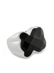 TOUS Pierścionek Icon Color 1000217912 Czarny. Czarne pierścionki tous, srebrne. Za 719.99 zł.