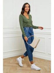 Soft Cashmere Kardigan w kolorze khaki rozmiar: 34/36. Brązowe swetry Soft Cashmere, bez wzorów, z kaszmiru, klasyczne, bez ramiączek. Za 120.95 zł.