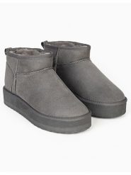 ISLAND BOOT Botki "Miley" w kolorze szarym rozmiar: 40. Szare botki Island Boot, bez wzorów, bez obcasa, bez zapięcia. Za 160.58 zł.