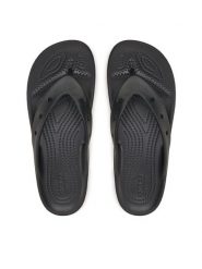 Crocs Japonki Classic Platform Flip W 207714 Czarny. Czarne japonki Crocs, bez wzorów, z tworzywa sztucznego. Za 129.99 zł.