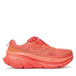 Buty do biegania Saucony. Pomarańczowe buty do biegania Saucony, bez wzorów, bez zapięcia, do biegania. Za 599.99 zł.