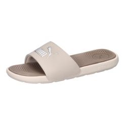 Klapki Damskie Puma Cool Cat Lato Basenowe Na Co Dzień. Brązowe klapki Puma, bez wzorów, z materiału, sportowe, bez obcasa, bez zapięcia. Za 119.00 zł.