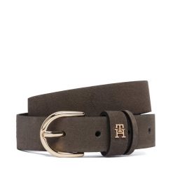 Pasek Tommy Hilfiger. Brązowe paski Tommy Hilfiger, bez wzorów. Za 209.99 zł.